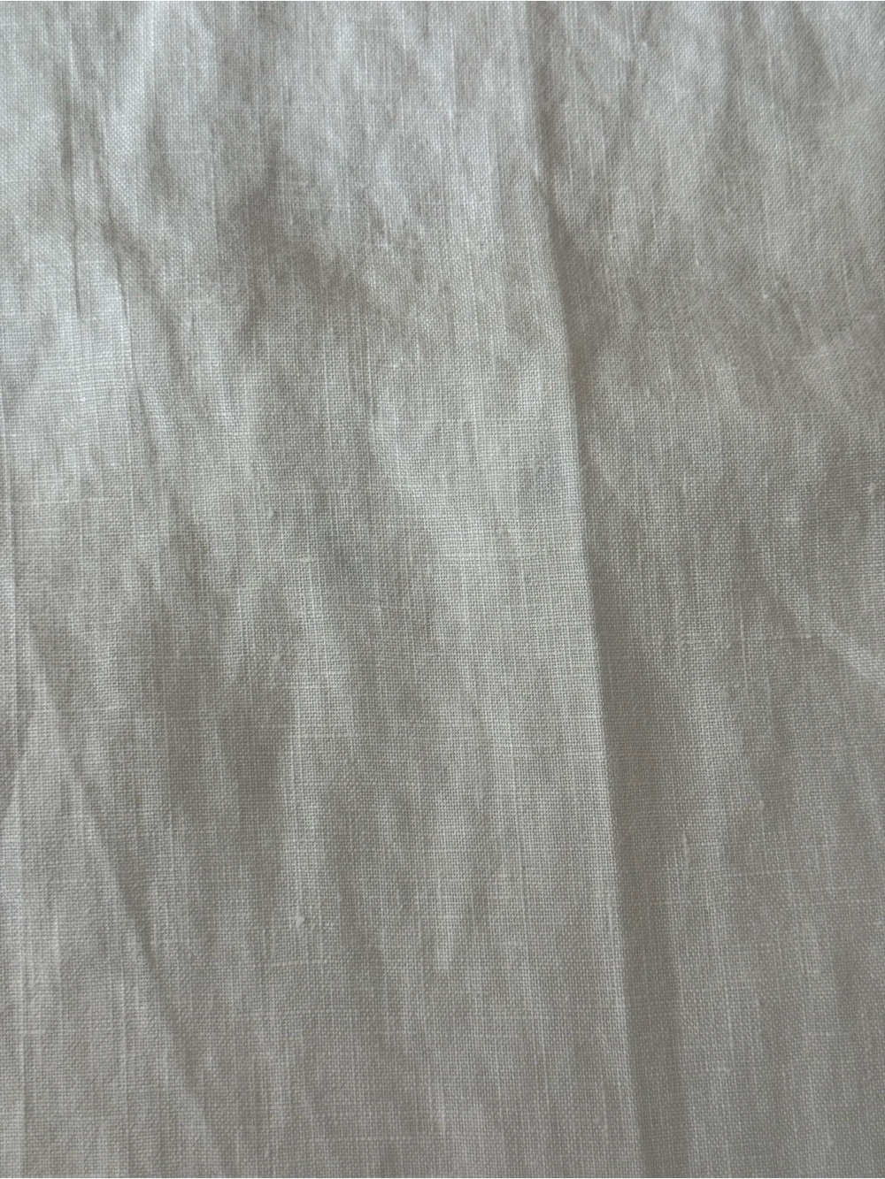 Elan White Drawstring Linen Pants Straight Leg Size Large - Picture 4 of 12
